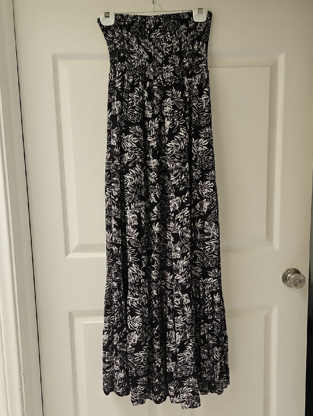 Passport Black & White Floral Maxi Dress